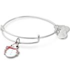 Alex And Ani Snowman Charm Bangle Unicef, Shiny Silver Finish