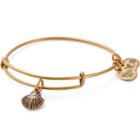 Alex And Ani Seashell Charm Bangle, Rafaelian Gold Finish