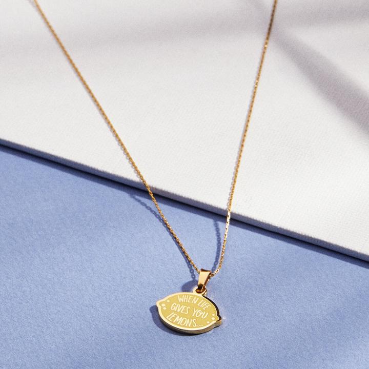 Alex And Ani When Life Gives You Lemons Expandable Necklace Alex's Lemonade Stand Foundation, Shiny Gold Finish