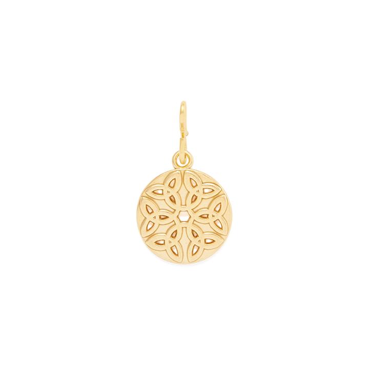 Alex And Ani Endless Knot Necklace Charm, 14kt Gold Plated