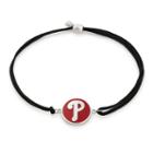 Alex And Ani Philadelphia Phillies  Pull Cord Bracelet, Sterling Silver