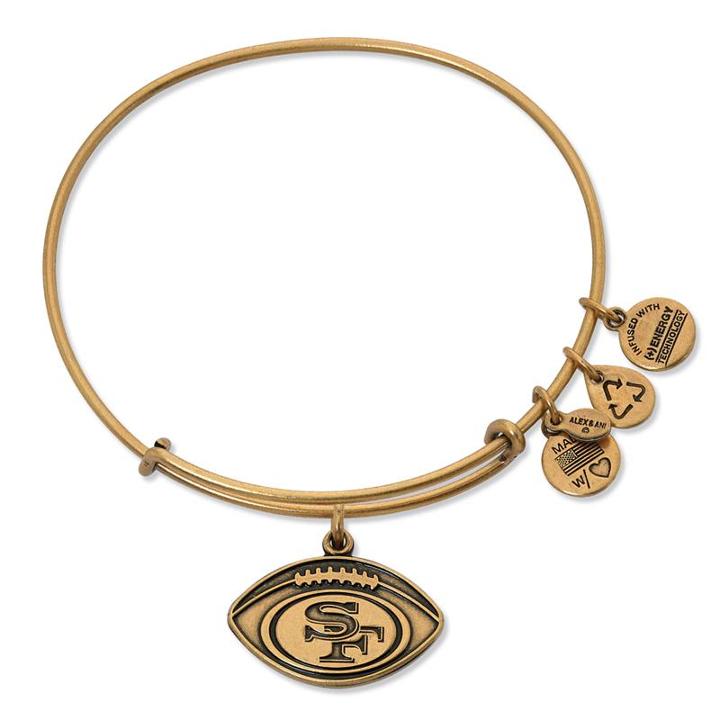Alex And Ani San Francisco 49ers Football Charm Bangle