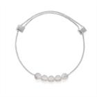 Alex And Ani Silver Shade Expandable Bracelet With Swarovski  Crystals, Sterling Silver