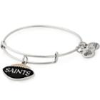 Alex And Ani New Orleans Saints Football Color Infusion Charm Bangle, Rafaelian Silver Finish