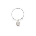 Alex And Ani Silver Shade Expandable Wire Ring With Swarovski  Crystals, Sterling Silver