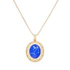 Alex And Ani Capricorn Celestial Wheel Expandable Necklace, Shiny Gold Finish