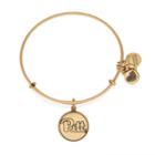 Alex And Ani University Of Pittsburgh Logo Charm Bangle, Rafaelian Gold Finish