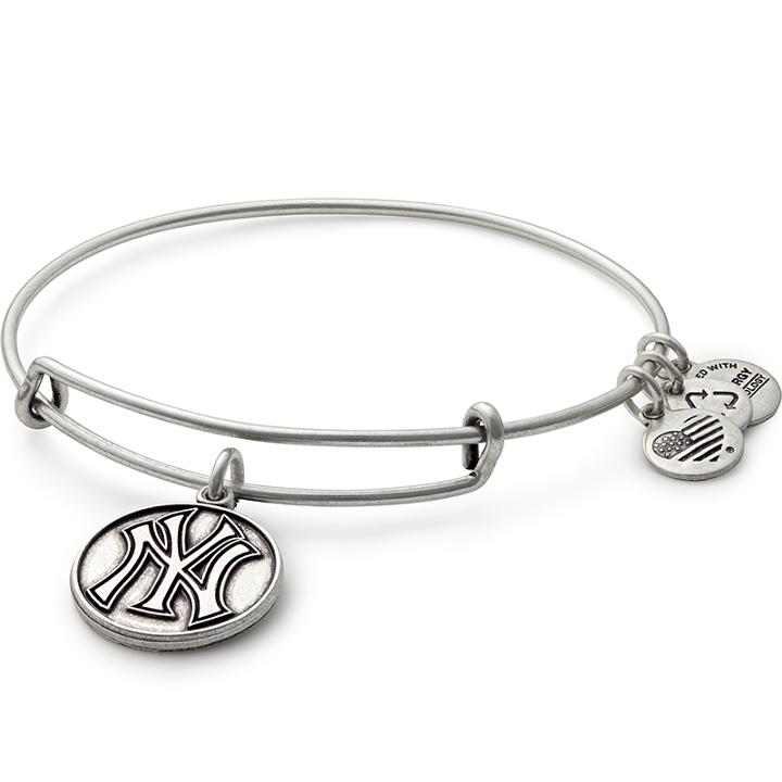 Alex And Ani New York Yankees™ Cap Logo Charm Bangle