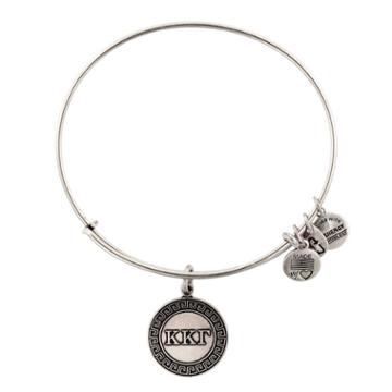 Alex And Ani Kappa Kappa Gamma Charm Bangle, Rafaelian Silver Finish