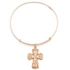 Alex And Ani Sacred Cross Charm Bangle