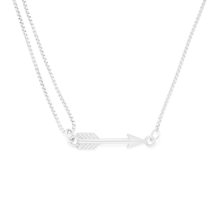 Alex And Ani Arrow Pull Chain Necklace, Sterling Silver