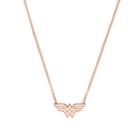 Alex And Ani Wonder Woman Adjustable Necklace, 14kt Rose Gold Plated