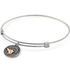 Alex And Ani Liberty Copper Carry Light  Charm Bangle, Small, Sterling Silver