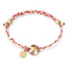 Alex And Ani Metallic Sunshine Crystal Precious Threads Bracelet, 14kt Gold Plated