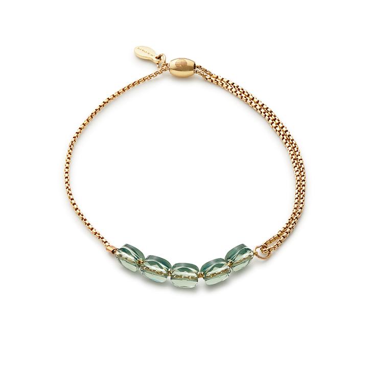 Alex And Ani Sprout Expandable Bracelet With Swarovski  Crystals, 14kt Gold Plated