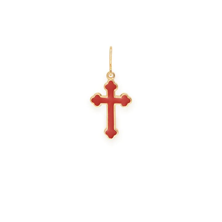 Alex And Ani Red Cross Necklace Charm