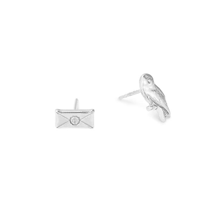 Alex And Ani Harry Potter  Owl Post  Earrings, Sterling Silver
