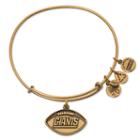 Alex And Ani New York Giants Football Charm Bangle, Rafaelian Gold Finish
