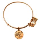 Alex And Ani Team Usa Skiing Charm Bangle, Rafaelian Gold Finish