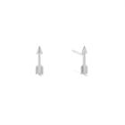 Alex And Ani Arrow Post Earrings, Sterling Silver
