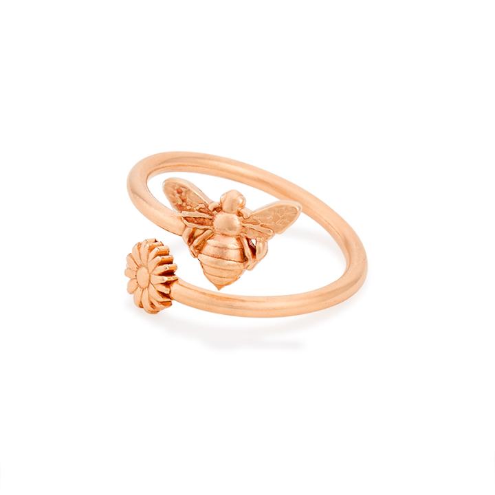 Alex And Ani Bumblebee Ring Wrap, 14kt Rose Gold Plated