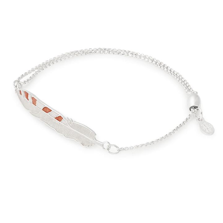 Alex And Ani Snowy Owl Pull Chain Bracelet, Sterling Silver