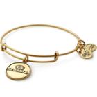 Alex And Ani University Of Georgia  Logo Charm Bangle, Rafaelian Gold Finish