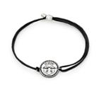 Alex And Ani Be Patient Pull Cord Bracelet, Sterling Silver