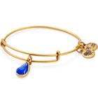 Alex And Ani September Birth Month Charm Bangle With Swarovski® Crystal, Rafaelian Gold Finish