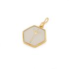 Alex And Ani Algiz Necklace Charm, 14kt Gold Plated
