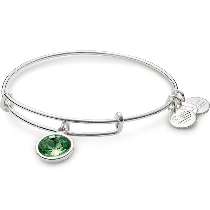 Alex And Ani August Birth Month Charm Bangle With Swarovski® Crystal