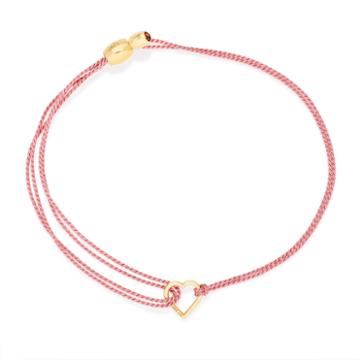 Alex And Ani Dark Pink Kindred Cord (product)red Heart | Global Fund, 14kt Gold Plated