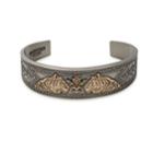 Alex And Ani Tiger Two Tone Cuff, Midnight Silver