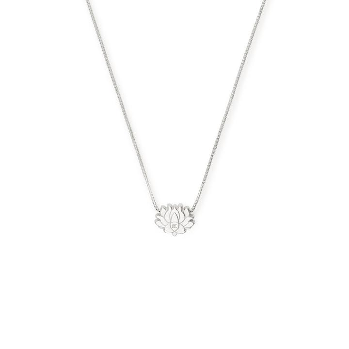 Alex And Ani Lotus Peace Petals Adjustable Necklace, Sterling Silver