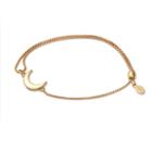 Alex And Ani Moon Pull Chain Bracelet, 14kt Gold Plated Sterling Silver