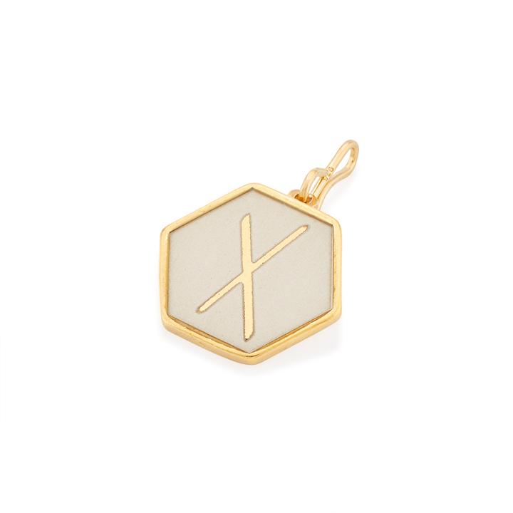 Alex And Ani Gebo Necklace Charm, 14kt Gold Plated