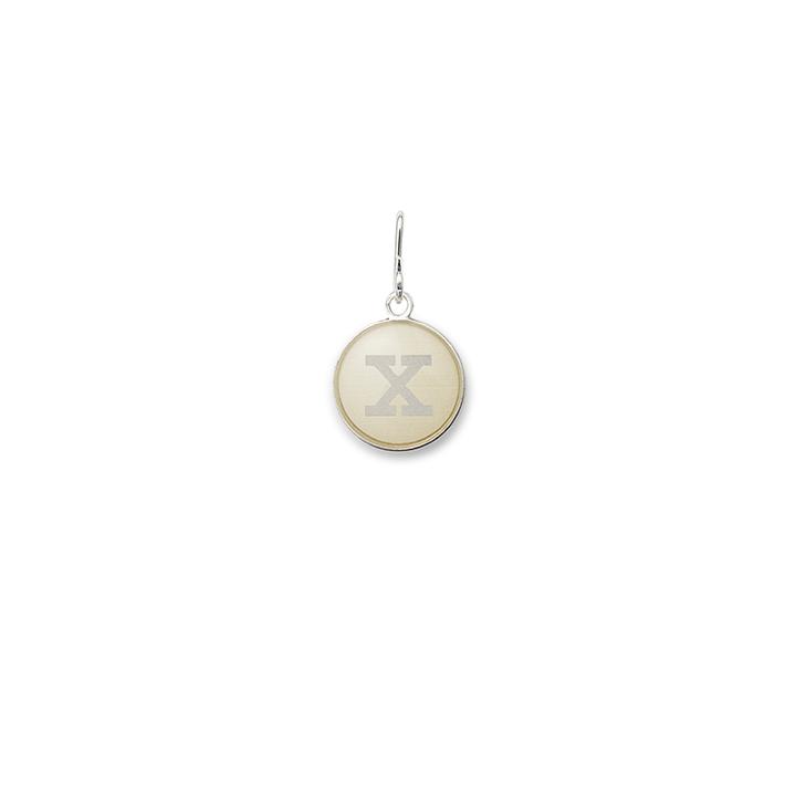 Alex And Ani Initial X Necklace Charm, Sterling Silver
