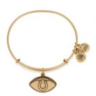 Alex And Ani Indianapolis Colts Football Charm Bangle, Rafaelian Gold Finish