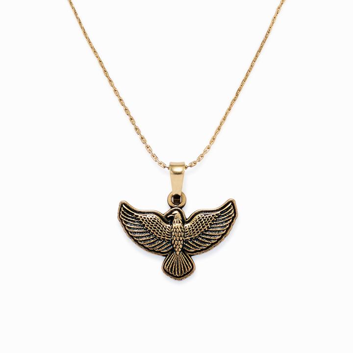 Alex And Ani Spirit Of The Eagle Expandable Necklace | Team Red, White, And Blue, Rafaelian Gold Finish