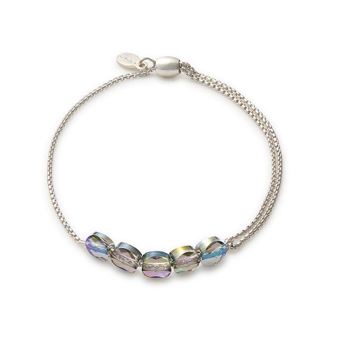 Alex And Ani Galaxy Expandable Bracelet With Swarovski  Crystals, Sterling Silver