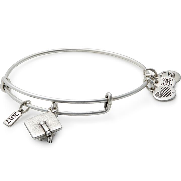 Alex And Ani 2017 Graduation Cap Charm Bangle