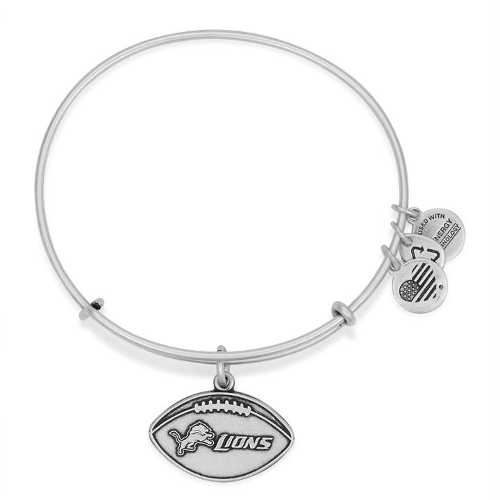 Alex And Ani Detroit Lions Football Charm Bangle