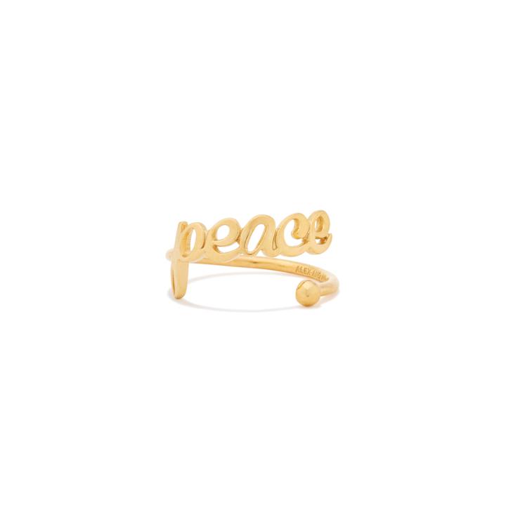 Alex And Ani Peace Ring Wrap, 14kt Gold Plated