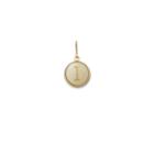 Alex And Ani Initial L Necklace Charm, 14kt Gold Plated