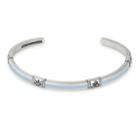 Alex And Ani Om Color Infusion Thin Cuff, Rafaelian Silver Finish