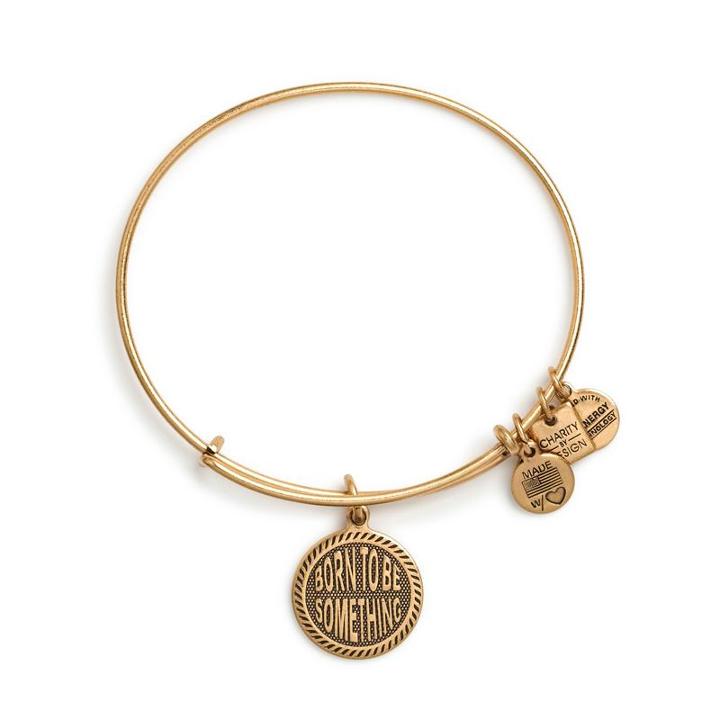 Alex And Ani Born To Be Something Charm Bangle
