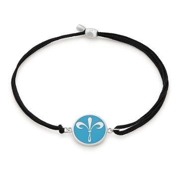 Alex And Ani Kappa Kappa Gamma Pull Cord Bracelet, Sterling Silver