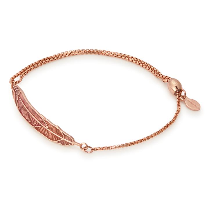 Alex And Ani Hawk Pull Chain Bracelet, Sterling Silver