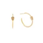 Alex And Ani Calavera Earrings, 14kt Gold Plated