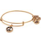 Alex And Ani World Peace Charm Bangle Unicef, Rafaelian Gold Finish